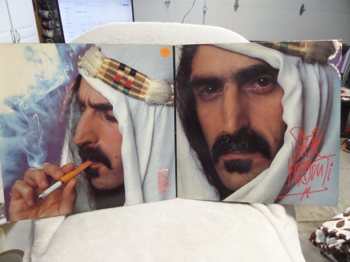 FRANK ZAPPA 'sheik yerbouti' '79 zappa / gatefold / ex (double lp