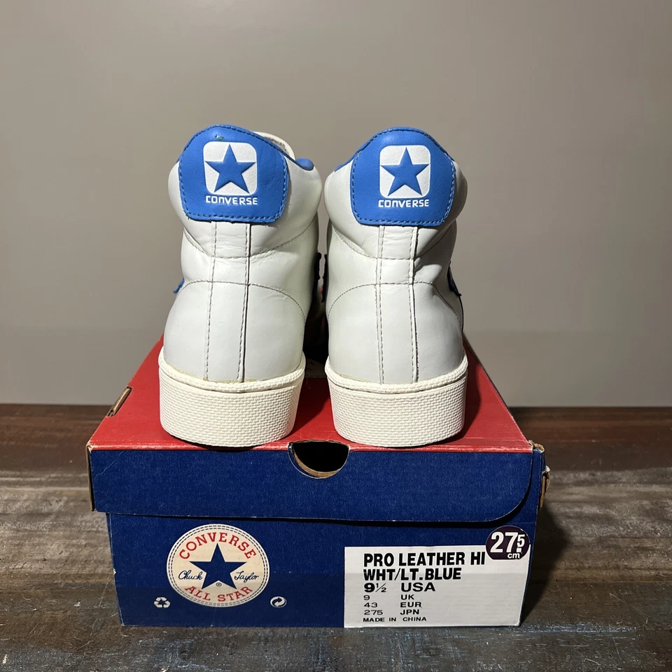 Converse Pro Cuero Alto UNC 1998 NUEVO🦄🎄Jordan 1 1985/2015/Reimaginado Foto 4 de 4