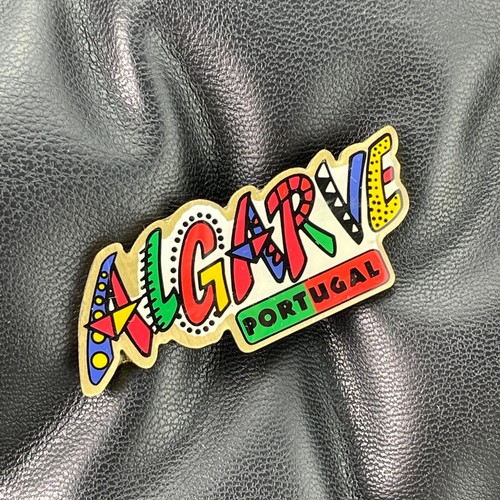 PORTUGAL🇵🇹METALL KÜHLSCHRANKMAGNET✅ALGARVE MEERREGION NAME TOURISTISCHES SOUVENIR🎗
