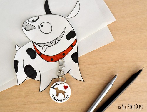 Dog Tag - Personalized Pet ID Large - Pet Accessory - Dog Custom Name Collar Tag - Picture 23 of 351