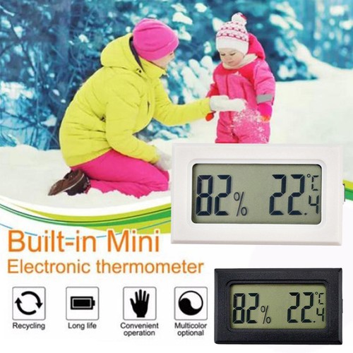 Mini Thermometer Hygrometer Thermo-Hygrometer Feuchtigkeit Temperaturmesser T - Bild 7 von 11