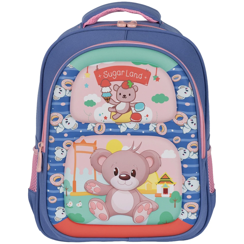 Kinderrucksack Jungen Mädchen Kindergartenrucksack Vorschule Rucksack Kinder 3D - Bild 4 von 4