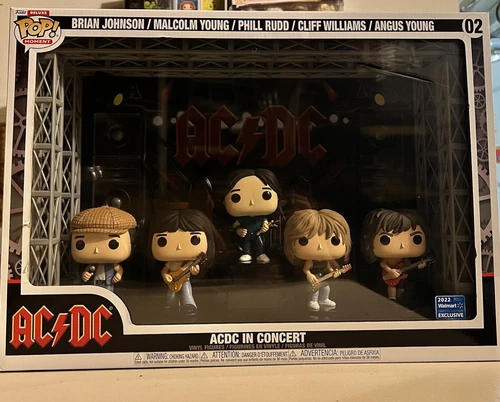 Funko Pop! Moment Deluxe AC /DC  In Concert  Walmart Exclusive NEW #02