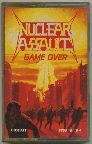 NUCLEAR ASSAULT Game Over; Cassette 1986 Combat Relativity - Afbeelding 1 van 4