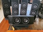 5 Satellite Speakers w/ Eagle Stands - Logitech X-540 PC System - No Subwoofer