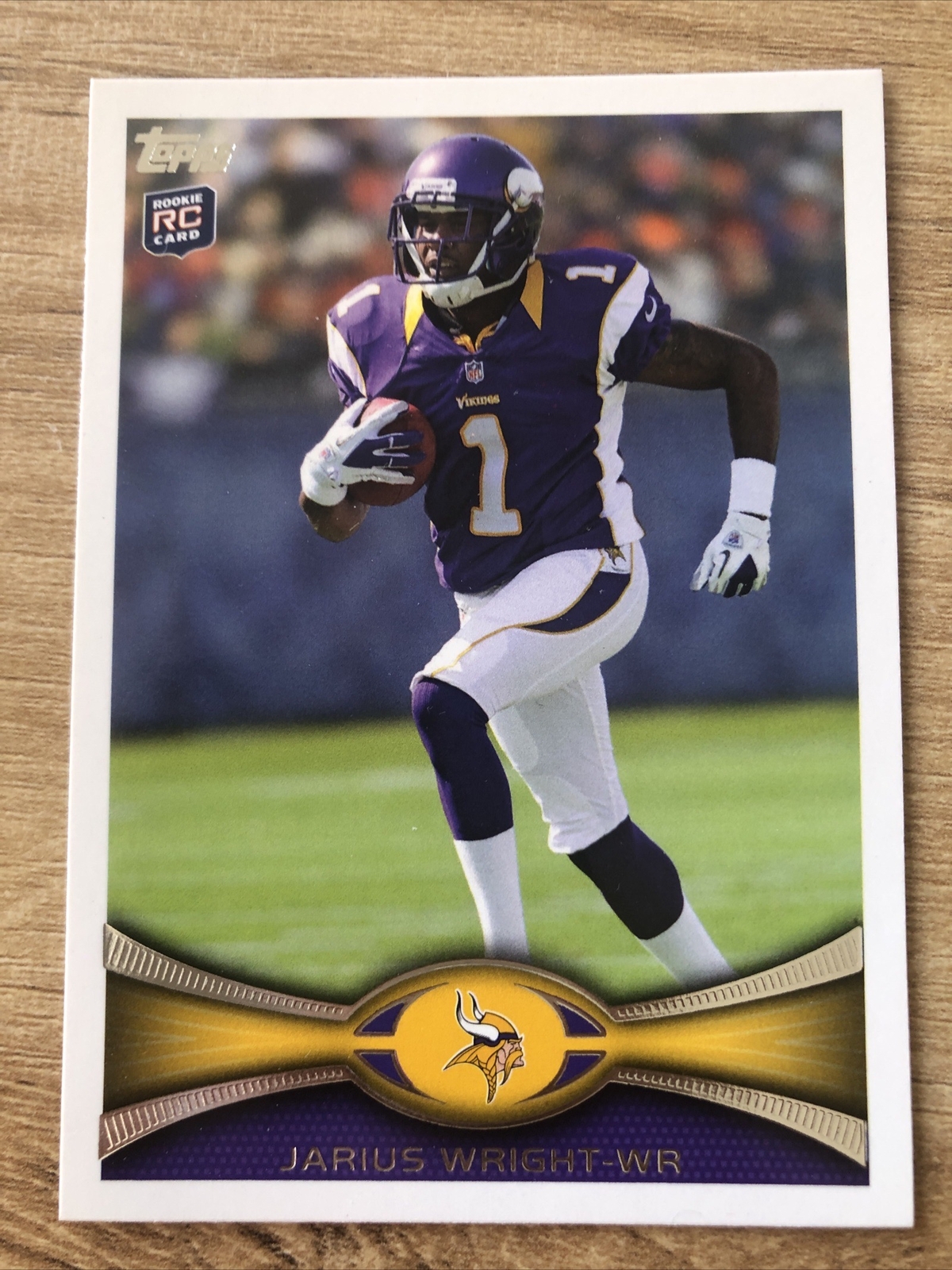 2012 Topps Football Card #252 Jarius Wright Rookie