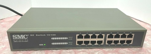SMC EZ1016DT EZ Switch 16 Port 10/100 Network Switch - Picture 1 of 4