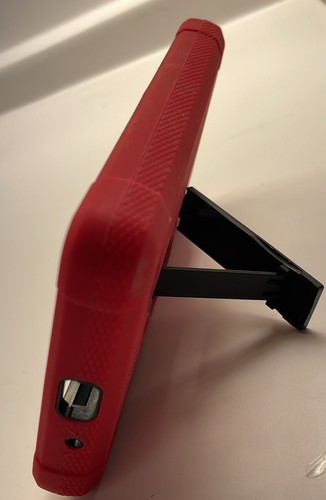 Sonne Premium Telefono Custodia Con Cavalletto per LG G Stylo (LS770) - Red/Nero - Foto 6 di 7