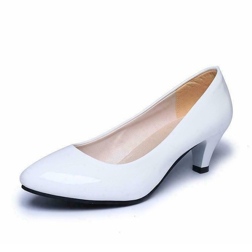 Lackleder Low Heels Schuhe Damenschuhe Damen Arbeitsschuhe Damen Büroschuhe - Bild 27 von 30