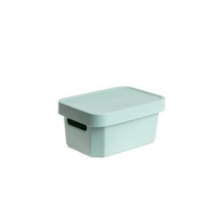 Storage Box With Lid Domoletti, Blue, 36 X 27 X 13 Cm