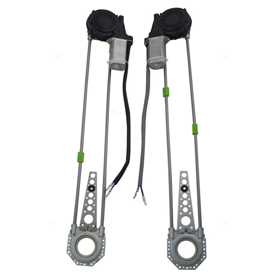 Kit universal de conversión de regulador de ventana eléctrico tipo hendidura para 2 puertas Foto 3 de 4