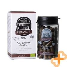 Royal Green Bio Sélénium Complexe 60 Capsules Cheveux Peau Ongles Thyroïde Santé