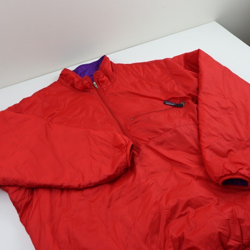Vtg Patagonia Das Parka Style Puffball Jacket Puffer Pullover Men 2XL Red Purple - Picture 7 of 14