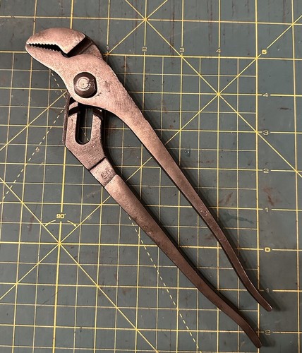 Vintage Pliers Groove Joint Slip Joint 10" Unbranded #17 - Picture 2 of 6