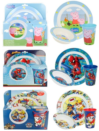 Latest New Design Character Microwave Safe Breakfast Set- Plate, Bowl & Tumbler - Picture 2 of 23