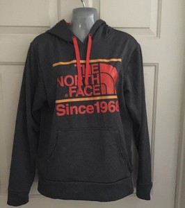 north face orange sweatshirt