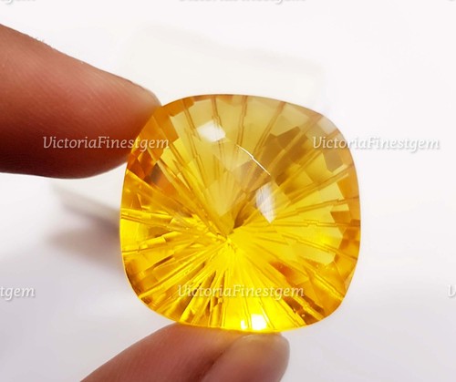 56 QUILATES AMARILLO CITRINO JOYERÍA Y TABLERO DE AJEDREZ COJÍN DE PIEDRAS PRECIOSAS SUELTAS - Imagen 4 de 6