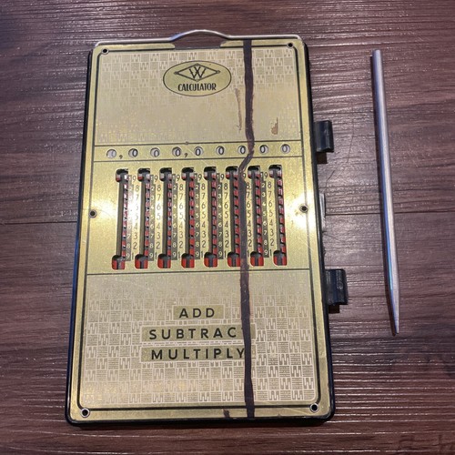 Vintage Manual Calculator