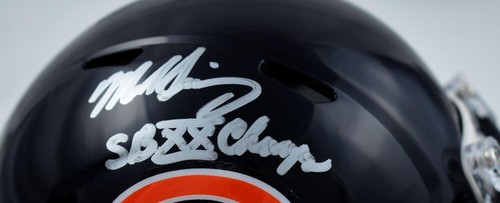 Mike Singletary Autographed Bears Speed Mini Helmet w/SB Champs- Beckett W Holo - Picture 2 of 5