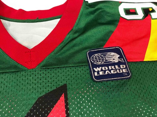 Reebok Barcelona Dragons #95 World League Football Jersey S All Over Print USA - Picture 3 of 8