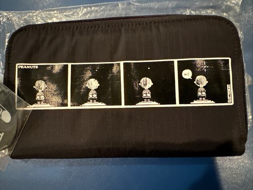 LeSportsac x Peanuts Charlie Brown Classic Lily Wallet in Black Comic Strip - Bild 2 von 8