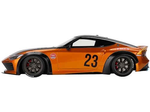 NISSAN Z RHD #23 "LB-NATION WORKS" ORANGE 1/18 MODEL CAR BY TOP SPEED TS0581 - Picture 4 of 6