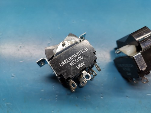 2pcs Carling Switch 104R Rocker Switch 250v 10A DPDT ON OFF ON - Picture 4 of 11