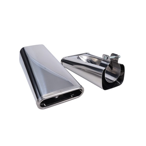 2 Exhaust Deflectors 55 56 Chevrolet Chevy 1955 1956 - NEW PAIR - Picture 2 of 11