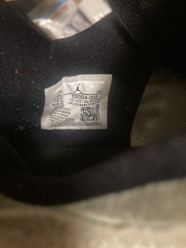 Jordan Jungen Delta 2 (GS) Sneaker Schuhe schwarz weiß gebraucht CZ0834 003 Schnürer 7Y - Bild 8 von 8