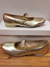 Womens Swinger Square Dance Shoes, Size 6 N, Gold