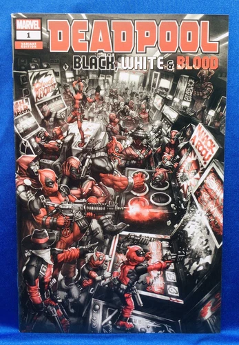 DEADPOOL: BLACK, WHITE & BLOOD #1 (2024) Alan Quah Variant Cover /3000 - NM