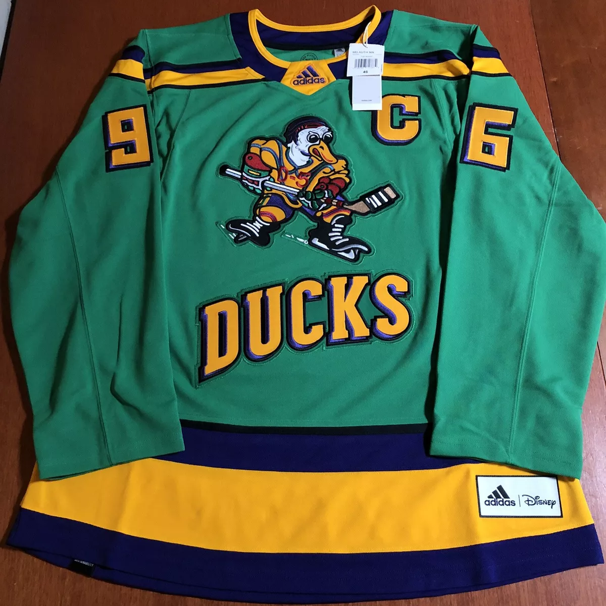 adidas, Shirts, Adidas Disney Mighty Ducks Charlie Conway Authentic  Jersey Mens Size M 5 New