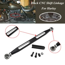 Black Gear Shift Linkage Shifter Link Rod Fit For Harley Road King Tri Glide FLT