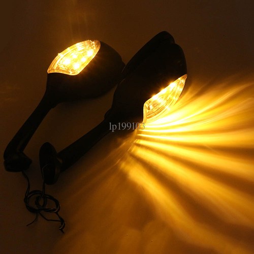 New Amber Light Motorcycle Mirrors For Suzuki GSXR600 2011-2015 11 12 13 14 15 - Picture 6 of 12