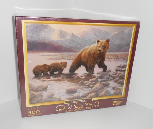 Pastime Puzzles puzzle 500 pezzi GRIZZLY FAMILY - Foto 1 di 3