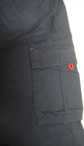 GYMBOREE Teacher's Favorite Red Adjustable Waist Navy Lined Pants Girls 12 NWT - Picture 4 of 6