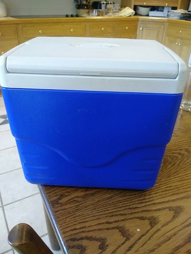 Coleman Cooler Blue Excursion Portable 9 Quart 9 5/8 x 7 3/8 x 9 in Holds 9 Cans - Bild 5 von 5