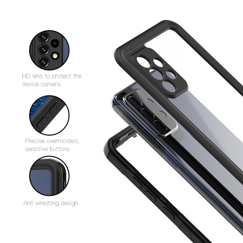 For Samsung Galaxy A52 4G/5G Waterproof and shockproof 360 protection phone case - Picture 11 of 13