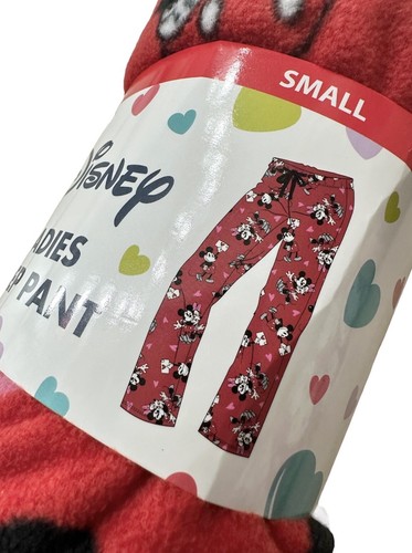 Disney Mickey & Minnie Mouse Valentines Ladies Sleep Pants Pajamas - Size Small - Picture 2 of 2