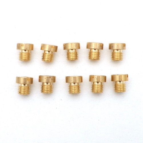 10 x 6mm M6 Thread Dellorto Main Jet 98 102 105 108 110 112 115 120 125 130 - Picture 5 of 6