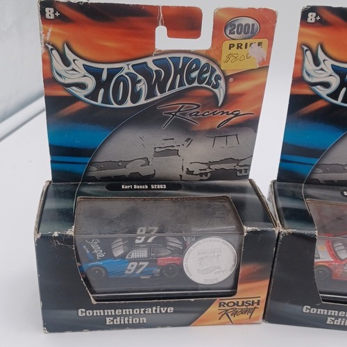 Hot Wheels Racing 2001 Commemorative Edition-Busch-Bittle-Martin-Kenseth OLD BOX - Picture 2 of 23