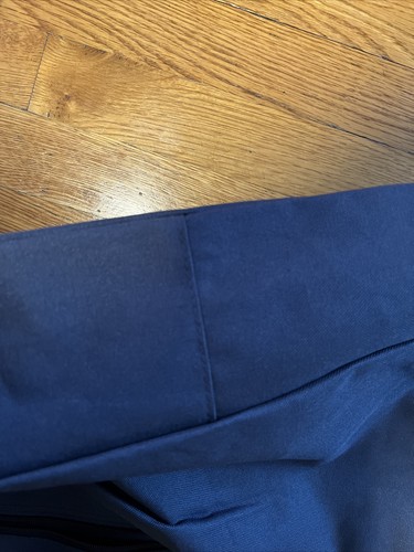 Military Garment Bag Cover Suits Dresses Clothing Foldable Navy Blue - Picture 5 of 6