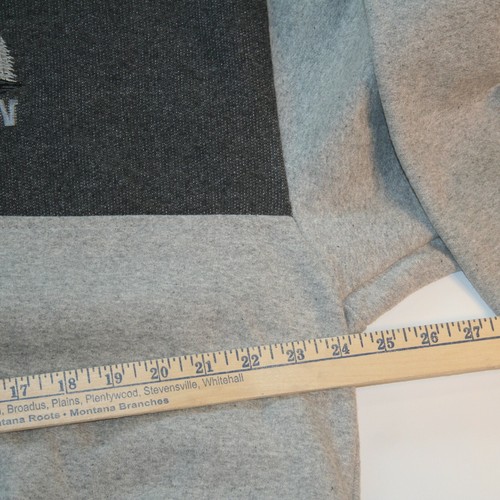 Cityscape Fleece Jacket Size Large Pullover Light Grey Dawson City Yukon CA02282 - Picture 5 of 11