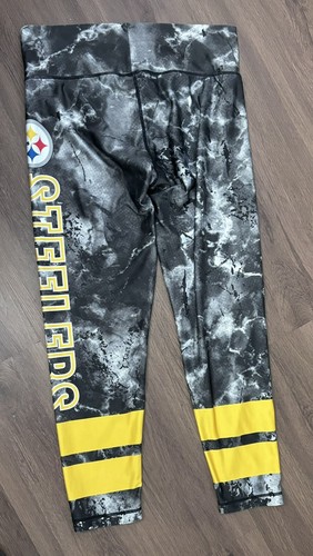 NFL Team Apparel Women's Pittsburgh Steelers Leggings XL Polyester Spandex - Picture 5 of 6