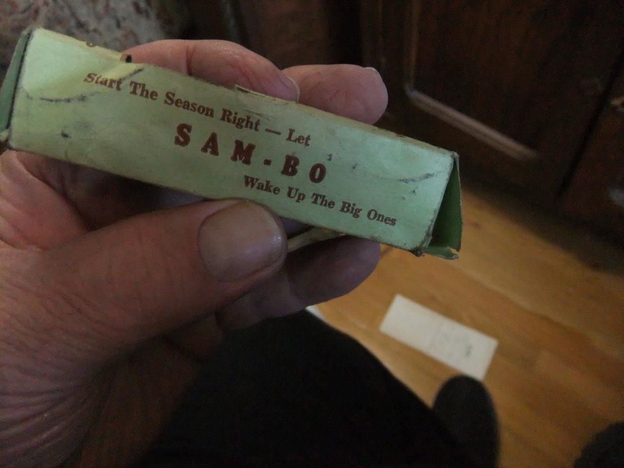 Vintage sambo fishing lure box only | eBay