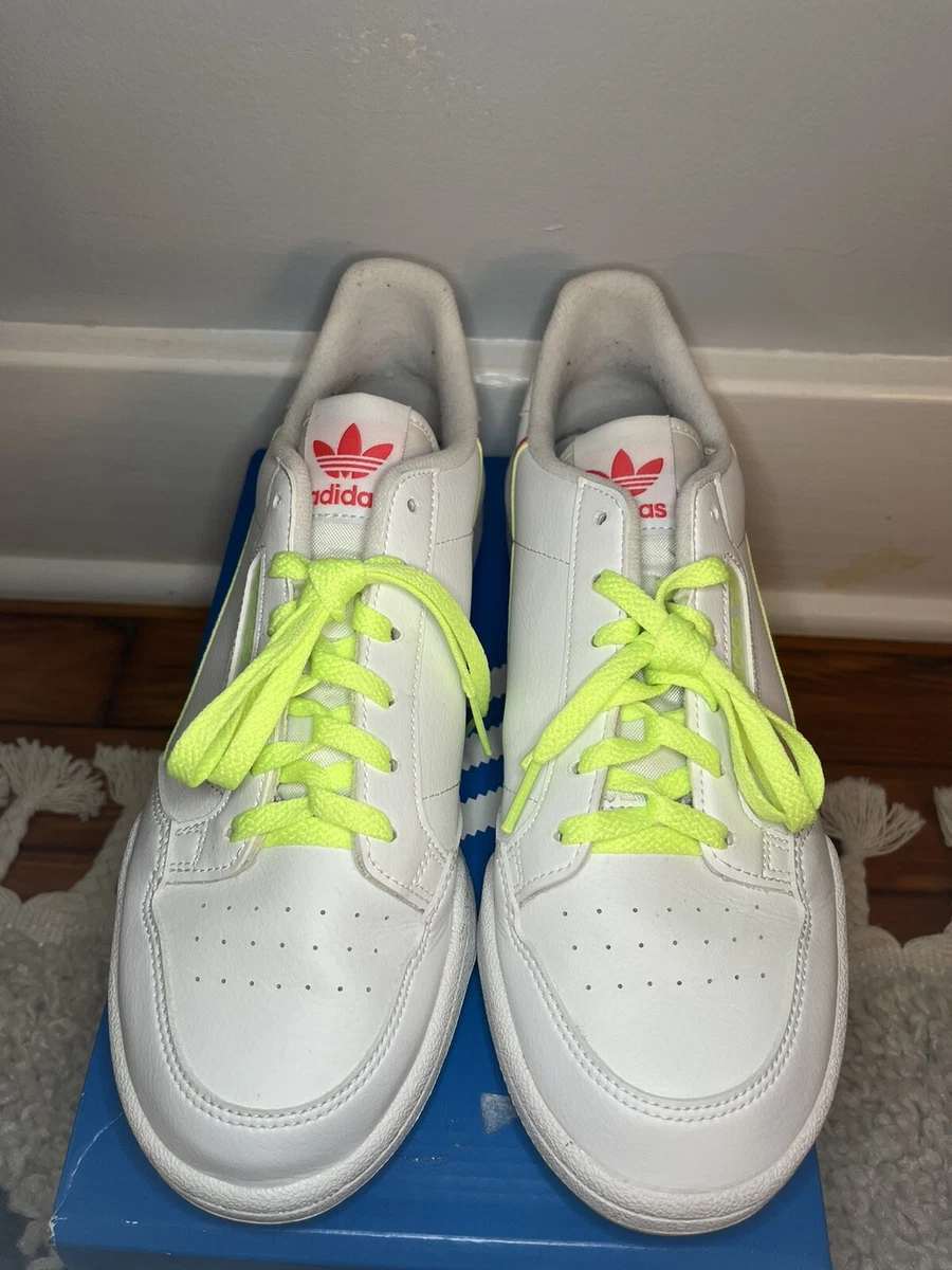 adidas continental 80 neon