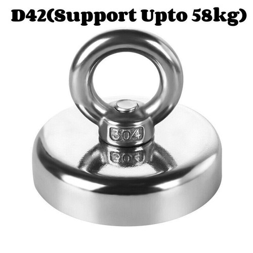 Salvage Strong Recovery Magnet Neodymium Hook W/Rope Treasure Fishing up 600kg - Picture 20 of 31