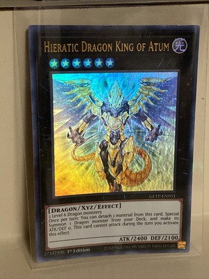 HIERATIC DRAGON KING OF ATUM x3Ultra RareDUPO-EN092 Duel Power YuGiOh HIERATIC DRAGON KING OF ATUM x3Ultra RareDUPO-EN092 Duel Power YuGiOh