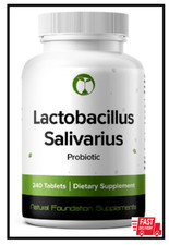Lactobacillus Salivarius Probiotic Supplement 240 Tablets 3 Billion CFU Probioti