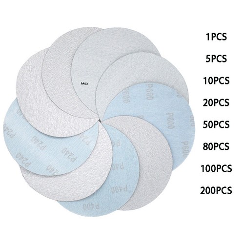 6 Inch 150mm Dry Sanding Discs Hook&Loop Sandpaper Sander Pad Sheet 60-1000 Grit - Picture 2 of 8